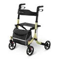 Produktbild: Alu Rollator Faltbar Gehilfe Gehwagen Design Laufhilfe Leicht Reflektor Tasche
