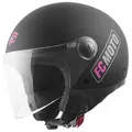 Produktbild: FC-Moto Motorradhelm Square-RS Jethelm, Ratschenverschluss, ECE 22.06 bunt S