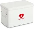 Produktbild: Zeller Present Aufbewahrungsbox Metall, weiß, robust, dekorativ, flexibles Ordungssystem