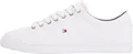 Produktbild: Tommy Hilfiger Herren Cupsole Sneaker Essential Leather Schuhe, Weiß (White), 43
