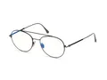 Produktbild: Tom Ford FT5657 012 53 Brille Brillenfassung Brillengestell Grau Blaulichtfilter