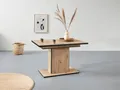 Produktbild: HELA Esstisch Ariana, Tisch, Küchentisch, Auszugstisch, durch innenliegende Einlegeplatten ausziehbar 120-160 cm
