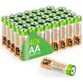 Produktbild: 1x40 GP Super Alkaline AA Mignon Batterien Blister   030E15AS40-2