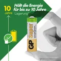 Produktbild: GP Batteries 030E15AS40-2 1x40 GP Super Alkaline AA Mignon Batterien Blister   0