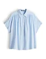Produktbild: someday Damen Kurzarmbluse | Streifenbluse aus nachhaltiger ECOVERO™ Viskose Loose Fit Summer Breeze, 42
