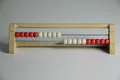 Produktbild: 20`er Rechenrahmen rot-weiß, Abakus, student`s abacus, System 