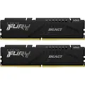 Produktbild: Kingston FURY Beast Schwarz 16GB Kit 2x8GB DDR5-6000 EXPO CL36 DIMM Arbeitsspeicher