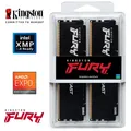 Produktbild: 16GB Kingston FURY Beast schwarz UDIMM, DDR5-6000, CL36-38-38, (2x8GB) Dual Kit