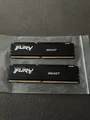 Produktbild: 16GB Kingston FURY Beast schwarz DDR5-6000 DIMM CL36 Dual Kit