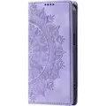 Produktbild: Hülle für Samsung Galaxy A16 5G Handyhülle Flip Case Cover Tasche Mandala - Rot