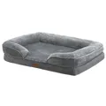 Produktbild: Hundebett Hundesofa Hundekissen Haustierbett GR. L 98x70x17 cm Grau B-WARE