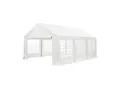 Produktbild: Juskys Partyzelt Gala 3 x 6 m - UV-Schutz Plane, Seitenwände - Pavillon Party Zelt Festzelt Weiß