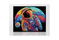 Produktbild: BrainBox Spiel DIAMOND DOTZ - Diamond Painting Neon Astronaut