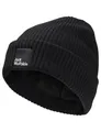 Produktbild: Jack Wolfskin Unisex Pergamon Beanie-Mütze, Schwarz, M EU