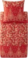 Produktbild: Bassetti MONNALISA Bettwäsche + 1 Kissenhülle aus 100% Baumwollsatin in der Farbe Rot R1, Maße: 135x200 + 1 K 80x80 cm - 9333296