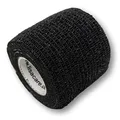 Produktbild: LisaCare Tattoo Zubehör - 2 Rollen, 5cm breit - Medizinprodukt - cohesive Bandage Pflasterverband Tattoo Tape mit Farb- & Motivauswahl (Schwarz)