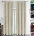 Produktbild: Beautex Verdunkelungsvorhang Samt Vorhang Ösen Gardine Velvet blickdicht abdunkelnd (1 St), Ösen, abdunkelnd