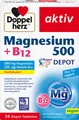 Produktbild: Doppelherz Magnesium 500 + B12 2-Phasen Depot Tabletten 30 St, 51 g, neu&ovp