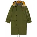 Produktbild: Kenzo wattierter Parka, dunkelkhakigrüne Jacke