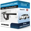 Produktbild: AUTO HAK Anhängekupplung starr passend für Fiat 500 Fliessheck 07.2007-08.2015