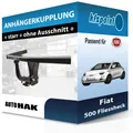 Produktbild: Für Fiat 500 Fliessheck 09.2015-jetzt AUTO HAK Anhängerkupplung starr neu