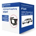 Produktbild: Auto Hak Anhängerkupplung starr für FIAT 500 Fliessheck Typ 312 AHK NEU