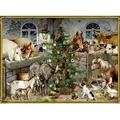 Produktbild: Nostalg.Weihnachten bei den Tieren im Stall, Wand-Adv.(Behr)