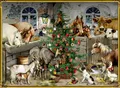 Produktbild: Wandkalender Nostalgische Weihnachten bei den Tieren im Stall