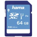 Produktbild: Hama SDXC (64GB) Class 10 Speicherkarte Speicherkarte