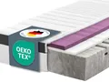 Produktbild: Ravensberger Matratzen Struktura-MED Gel Komfortschaummatratze – 7-Zonen – 140 x 220 cm – Härtegrad H4 – mit Gel-Auflage – waschbarer Tencel-Bezug – Oeko-TEX® Zertifiziert – produziert in Deutschland