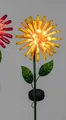 Produktbild: formano Gartenstecker Sommerzeit Solarlicht, Gelb, Motiv: Blüte