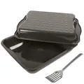 Produktbild: Dr.Oetker EXCLUSIVE XXL Bräter mit Deckel Emaille 42x34cm Bratform 4528