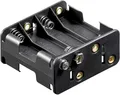 Produktbild: Batteriehalter, 8x mignon 'AA', 2x4 mit Druckknopfanschluß