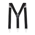 Produktbild: Herren Hosenträger mit robusten Karabiner Verschluss stufenlos verstellbar 35...