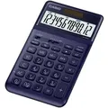 Produktbild: Casio JW-200SC Tischrechner Marineblau Display (Stellen): 12 solarbetrieben, batteriebetrieben (B x H x T) 109 x 11 x 184 mm