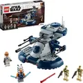 Produktbild: LEGO 75283 Star Wars Armored Assault Tank (AAT) Bauset mit Ahsoka Tano Minifigur - Hellgrau/Dunkelblau
