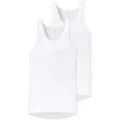 Produktbild: SCHIESSER Herren Unterhemd 2er Pack - Sport-Jacke, Original Feinripp Weiß XL