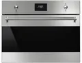 Produktbild: SMEG Einbau-Mikrowelle SO4301M1X, 40 Liter, kompakte Kombination, Nische 45 cm