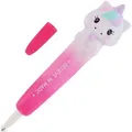 Produktbild: Legami Gelschreiber Squishy Squeezies - Unicorn, Gehäuse rosa/weiß, 1mm, Schreibfarbe schwarz