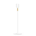 Produktbild: Nordic Flame Kerzenständer weiß/gold 27cm N941