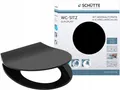 Produktbild: Schütte Slim Black Toilettensitz, schwarz, Duroplast