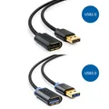 Produktbild: USB Kabel USB2.0 USB3.0 Datenkabel miniUSB microUSB USB Verlängerung 1m 2m 3m 5m