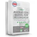 Produktbild: Encasing Premium Milbenbezug Matratzen ǀ Allergiker Matratzenschoner Welldora, fachärztlich getestet, Allergiker Bettwäsche mit Reissverschluss 360° 200 cm x 200 cm x 20 cm