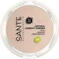 Produktbild: SANTE Naturkosmetik Natural Compact Powder 01 Cool Ivory, ideal für helle Hauttöne, mattiert und fixiert langanhaltend, für einen natürlichen Glow, mit Bio-Hanfsamenöl, Vegan, 9g