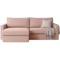Produktbild: Kaiser Möbel Ecksofa, Rosa, Holz, 3-Sitzer, Füllung: Komfortschaum, L-Form, 147x140 cm, Wohnzimmer, Sofas & Couches, Wohnlandschaften, Ecksofas