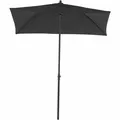 Produktbild: CITY Push Balkonschirm Sonnenschirm 160x100 cm grau Stahl anthrazit Polyester