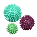 Produktbild: ResultSport Igelball Massageball Set mit Noppen für Rücken, Beine, Füße &...
