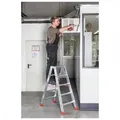 Produktbild: Euroline Stufenstehleiter Alu 1m 2x4stuf