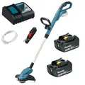 Produktbild: Makita DUR181Z Akku-Rasentrimmer 18V DUR181 Trimmer + 2x Akku 3Ah und Ladegerät