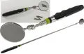 Produktbild: 2 er Set Teleskop Tool Spiegel 50mm ausziehbar 16-70cm 2-fach Kugelgelenk 19505